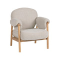 **Technische titel in het Nederlands: Comfortabele en Moderne Fauteuil met Houten Frame**