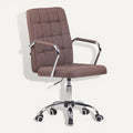 **Ergonomische Bruine Bureaustoel met Verstelbare Hoogte**